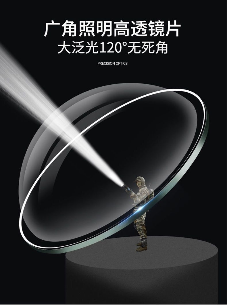 LED high-brightness flashlight, rechargeable, ultra-bright, long-range, mini, portable, multifunctional, suitable for students, home use, emergency, and outdoor activities