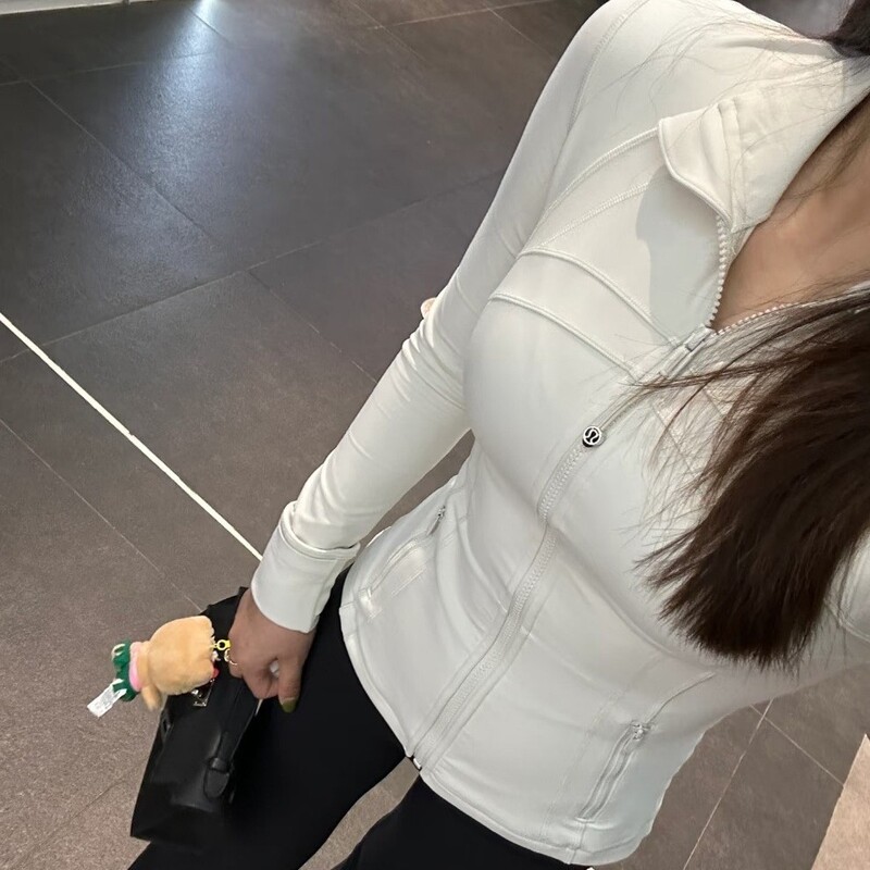 Lulu Define Stand-Up Collar Yoga Jacket for Women, Quick-Dry Slim-Fit Jacket, Fitness Running Sun Protection Top Lulu Define Stand-Up Collar Yoga Jacket for Women, Quick-Dry Slim-Fit Jacket, Fitness Running Sun Protection Top