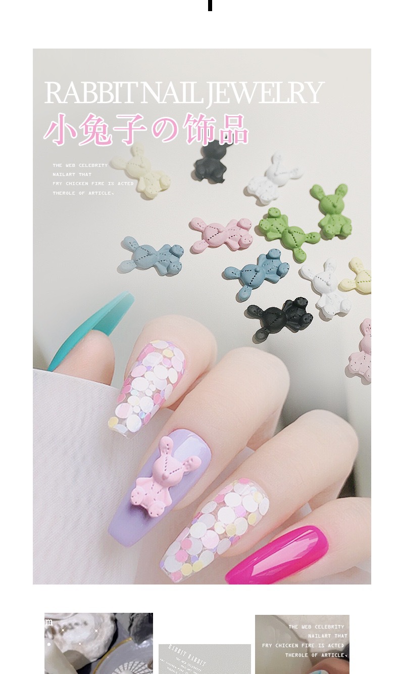 pcs 合金色うさぎネイル メタル ネイルシール ネイルアート ネイルパーツ ジルコン パーツ デコパーツ 開梱 設置 無料 Vivalafocaccia Com