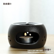 古陶陶瓷蜡烛煮茶香薰炉保温煮酒器温酒温茶器茶壶加热底座麦太保