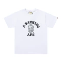 Honeycomb camouflage small ape head white gray