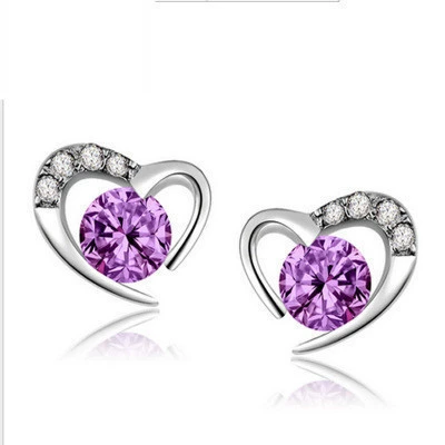 Hongyuan Love Циркон серьги серьги нежный темперамент