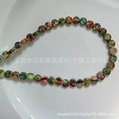 Zərgərlik ara hissələri – Multicolor Spacers, Round Tube Square - 6mm-round-disc