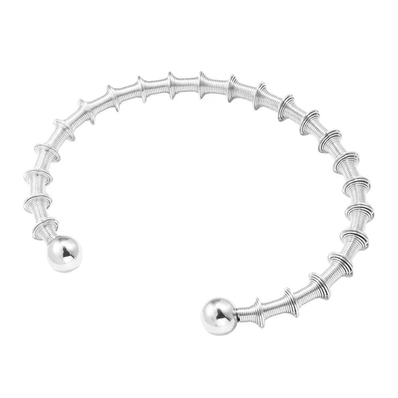 欧美潮流字母H宽窄版手镯子不锈钢镀18K金gold bangles wholesale|undefined