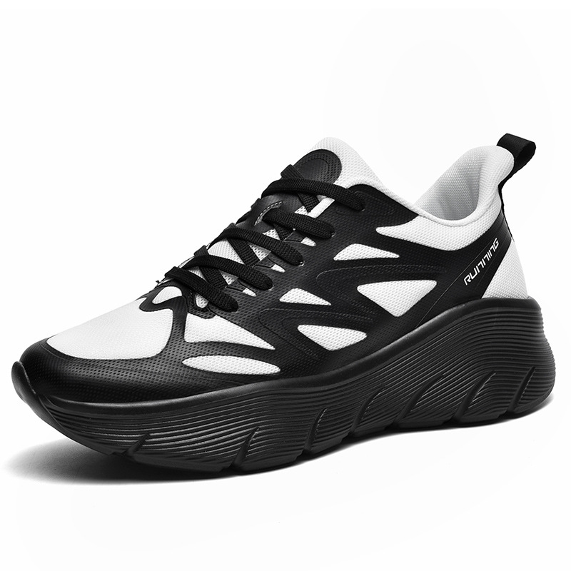 Nuevos zapatos deportivos para hombres y mujeres, zapatos para correr para jóvenes con absorción de impactos de alta elasticidad, zapatos casuales de salto, zapatos de pareja de talla grande transfronterizos