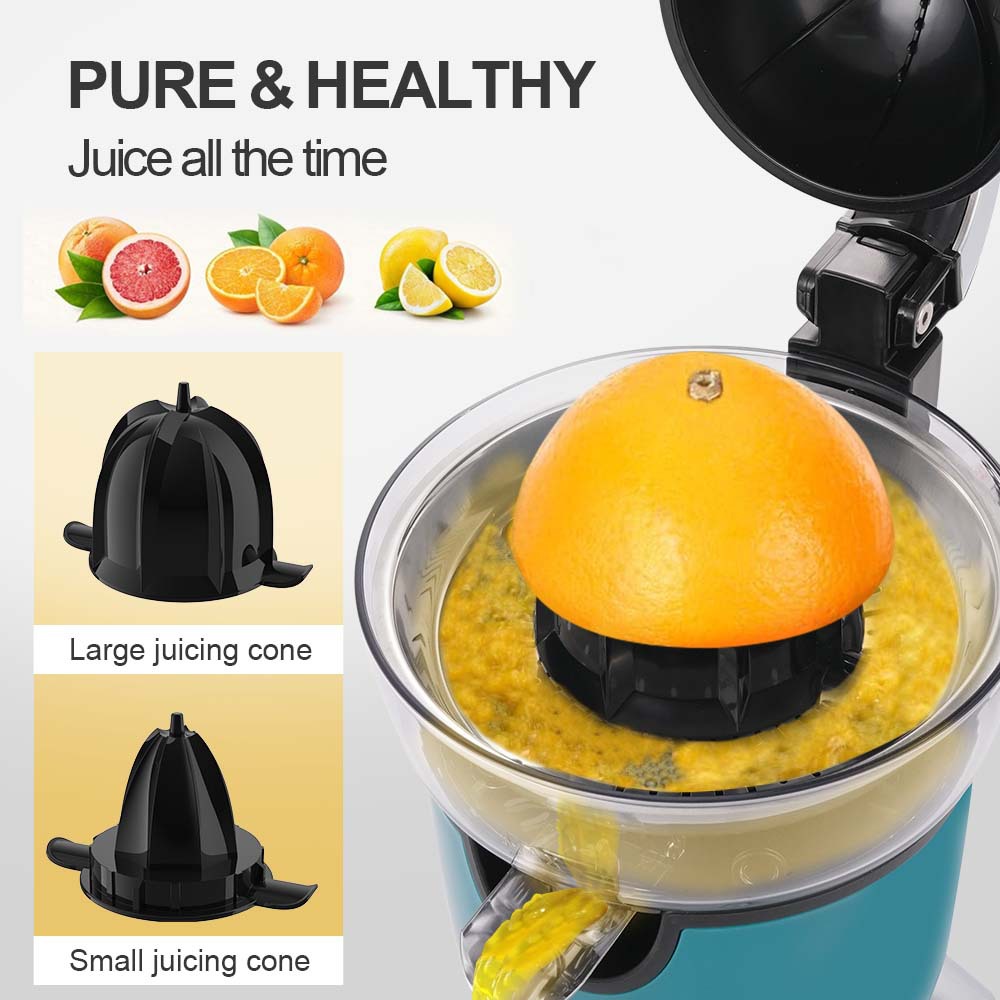 WinningStar Cross-border hogar 220V eléctrico naranja limón prensa naranja máquina Citrus Juicer