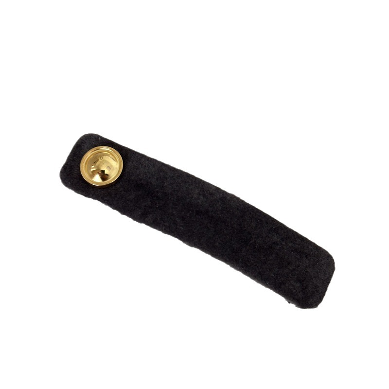 Neues schlichtes Design, Goldstandard, rechteckiger BB-Clip im koreanischen Stil, Herbst und Winter, Hinterkopf, gebrochene Haarnadel, Retro-Seitenhaarnadel_voghion.com