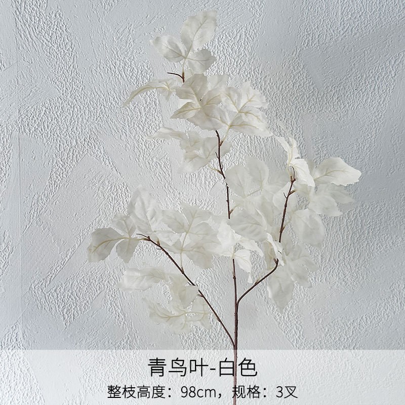 Flores falsas blancas Flores artificiales Flores para bodas Auditorio de bodas Decoración del hotel Techo artificial Flores artificiales Flores falsas