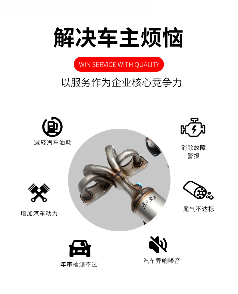 SOURCE Factory is suitable for BMW series three-way catalyst automobile fuel three-way catalyst assembly three-way catalyst