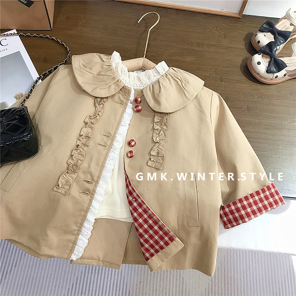 autumn children's trench coat