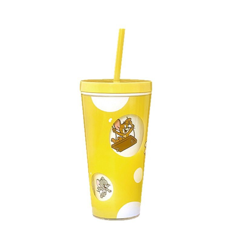 AFGH Genuine Cat and Mouse TOM and JERRY Taza giratoria de queso Taza de gran capacidad para descomprimir EDC