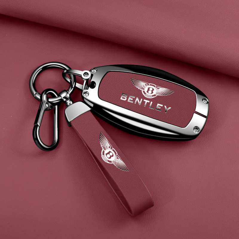 Suitable for Bentley Flying Spur Key Cover, Bentayga Phev, Mulsanne, Continental Gt High-End Car Modification Protective Case with Buckle