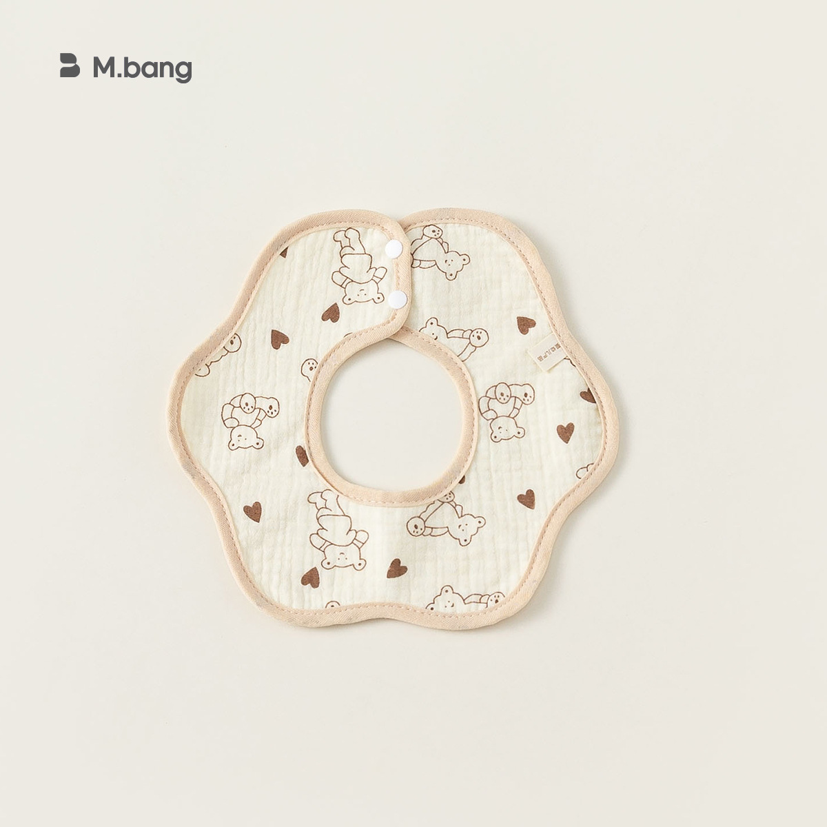 Babycity Toalla de saliva para niños Babero de pétalos de bebé Babero impermeable para recién nacidos PS24019