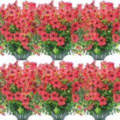 アウトドア人工造花緑植シミュレーションユーカリバイオレット小デイジー花束ドライフラワー置物撮影道具