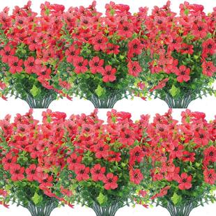 Outdoor artificial fake flower green plant simulation Yugali purple Roland small daobi bouquet dry flower furnishings shooting props shooting prop