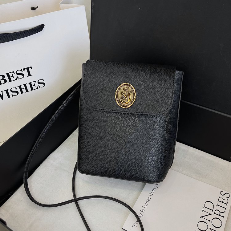 Advanced feeling minimalist and portable crossbody for women's new versatile mobile phone mini one shoulder small bucket_voghion.com