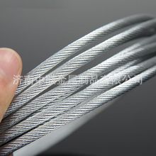 1-20mm电镀锌钢丝绳无毛刺防腐耐磨承重吊机拖车碳钢100m200m6x12