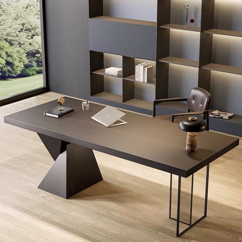 Minimalist, Simple, Light Luxury Desk for Home Use, Modern Office Desk, Writing Desk, Study Room, Simple Computer Desk, Business Desk Minimalist, Simple, Light Luxury Desk for Home Use, Modern Office Desk, Writing Desk, Study Room, Simple Computer Desk, Business Desk