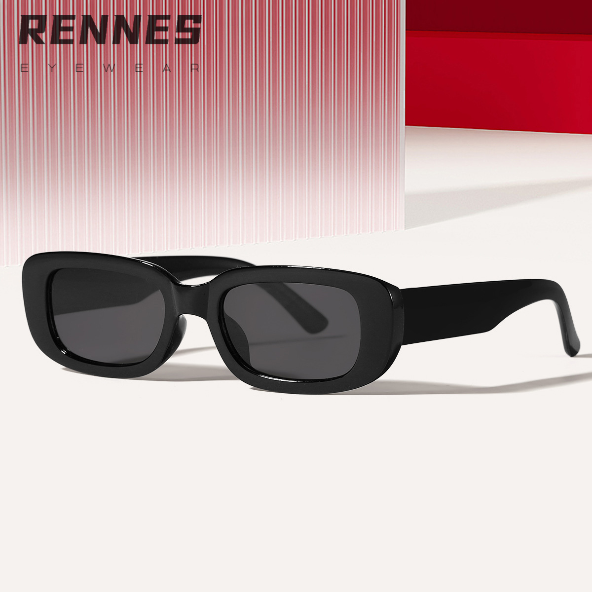 2021 nueva moda pequeño marco cuadrado gafas de sol jalea color gafas marco moda gafas de sol transfronterizo AliExpress 1224