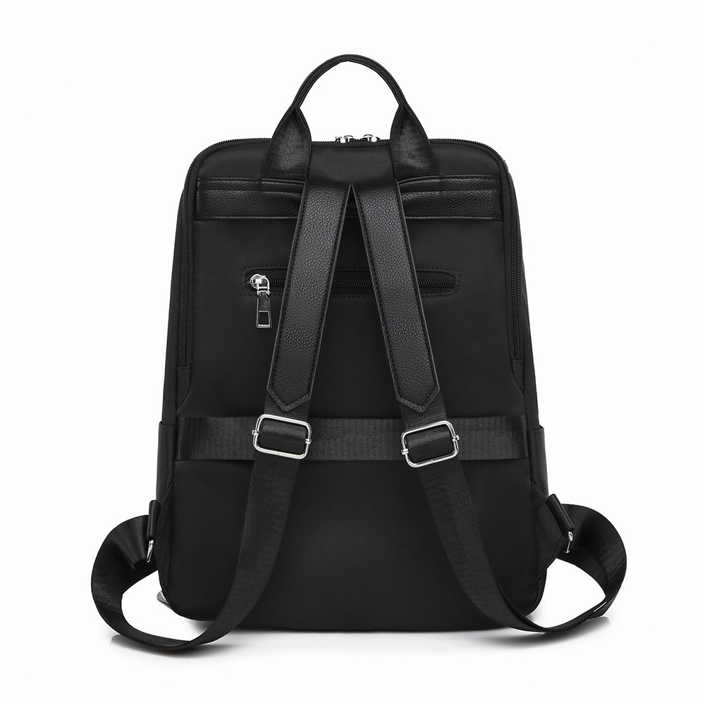 2024 nueva mochila de tela Oxford para mujer casual, mochila de computadora de viaje de gran capacidad de todo fósforo de moda al por mayor