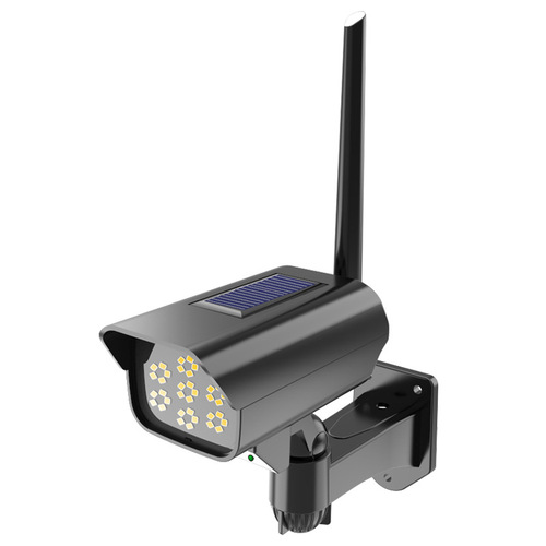 Simulated solar monitoring street light, intelligent human body induction lighting, long-lasting waterproof wall-mounted garden light