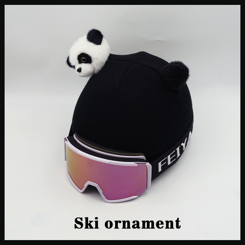 Little Panda Doll Helmet Decoration Accessories