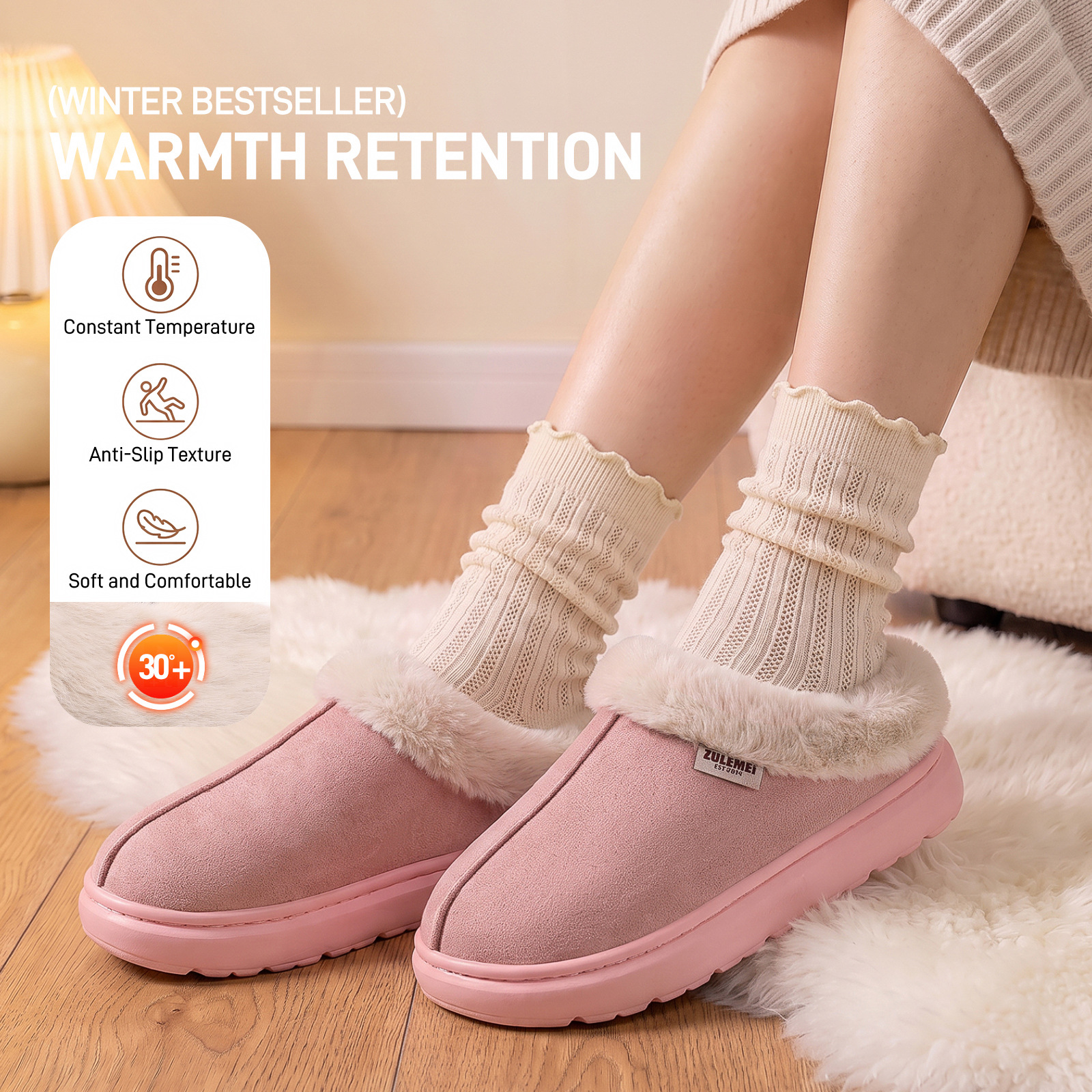 Nuevos zapatos de algodón para mujer, botas de nieve gruesas de terciopelo cruzado, ropa exterior de moda, botas de algodón cálidas, botas cortas sin cordones al por mayor