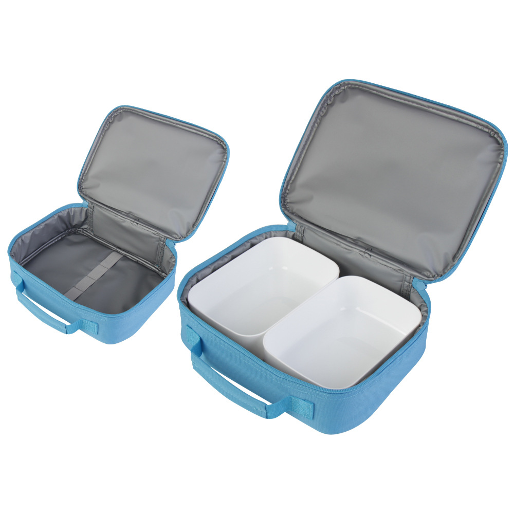 Paquete de almuerzo de estudiantes portátil de dopamina colorido, paquete de almuerzo cuadrado de gran capacidad, paquete de almuerzo de píxeles estrella, mango de juego, paquete de aislamiento térmico