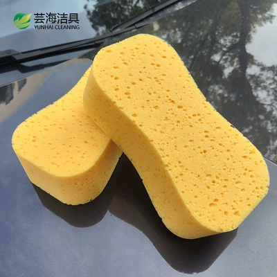Yüksək Sıxlıqlı Absorbent Süngər, Səkkiz Formalı Avtomobil Yuma Süngəri, Təmizləmə Ləvazimatları