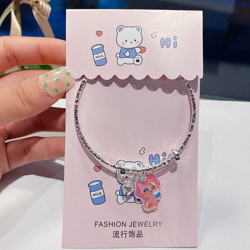 Cartoon children's bracelet, pack, hair mesh, accessory, wholesale