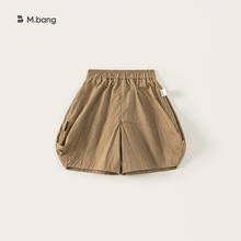 宥宝童装夏季新款儿童裤子男孩百搭纯色拼接休闲裤男小童透气短裤