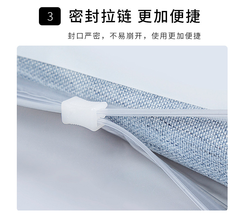 批发可爱磨砂小熊袋子拉链袋-收纳整理礼品日用品服装饰品收纳袋