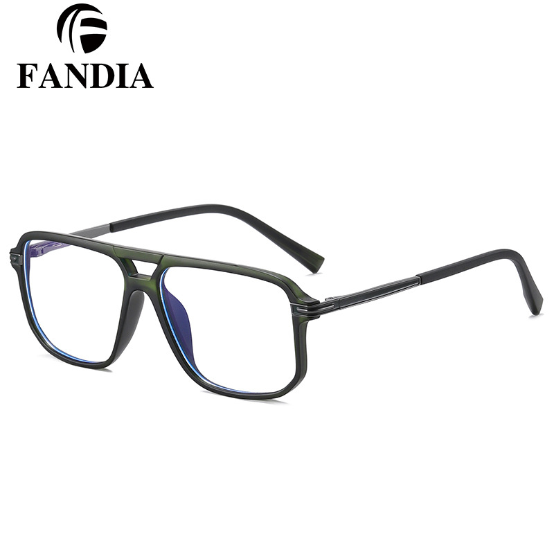 95863 gafas de luz anti-azul de los hombres europeos y americanos transfronterizos TR90 Honda pierna gafas de ordenador puede ser equipado con gafas de miopía