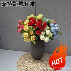 クロスボーダー代発10頭韓国風清新小香妃バラシミュレーション花高級感結婚家庭装飾客間に置かれている