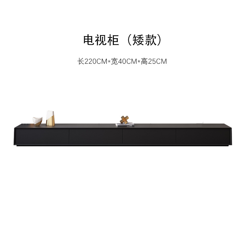 Moderno italiano simple luz de lujo TV gabinete mesa de té combinación nórdico minimalista grande y pequeño apartamento cuadrado integrado mesa de té