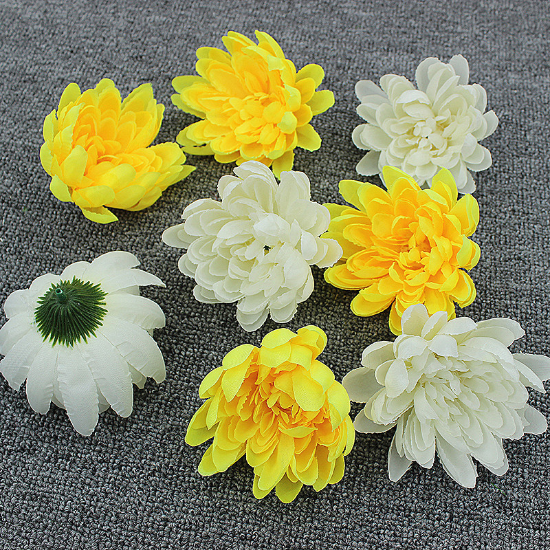 Single Artificial Chrysanthemum, Simulated Daisy, Floral Wreath, Silk Flower, Hand-Held Bouquet, Funeral Flower, Handmade Flower, Memorial Flower, Coffin Flower Single Artificial Chrysanthemum, Simulated Daisy, Floral Wreath, Silk Flower, Hand-Held Bouquet, Funeral Flower, Handmade Flower, Memorial Flower, Coffin Flower