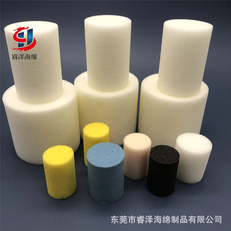 高密度海绵圆柱管道清洗射弹地暖管内壁清洗子弹儿童玩具海绵子弹