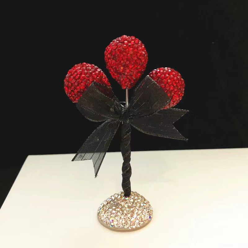 Corona de automóviles almohadilla antideslizante de lana corona de pluma alta almohadilla de diamante corona de pluma blanca decoración de la corona