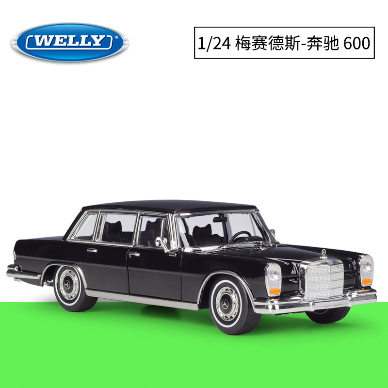 WELLY Wiley 1:24Mercedes Benz 1963 Mercedes 600 Car Simulation Alloy Car Model WELLY Wiley 1:24Mercedes Benz 1963 Mercedes 600 Car Simulation Alloy Car Model