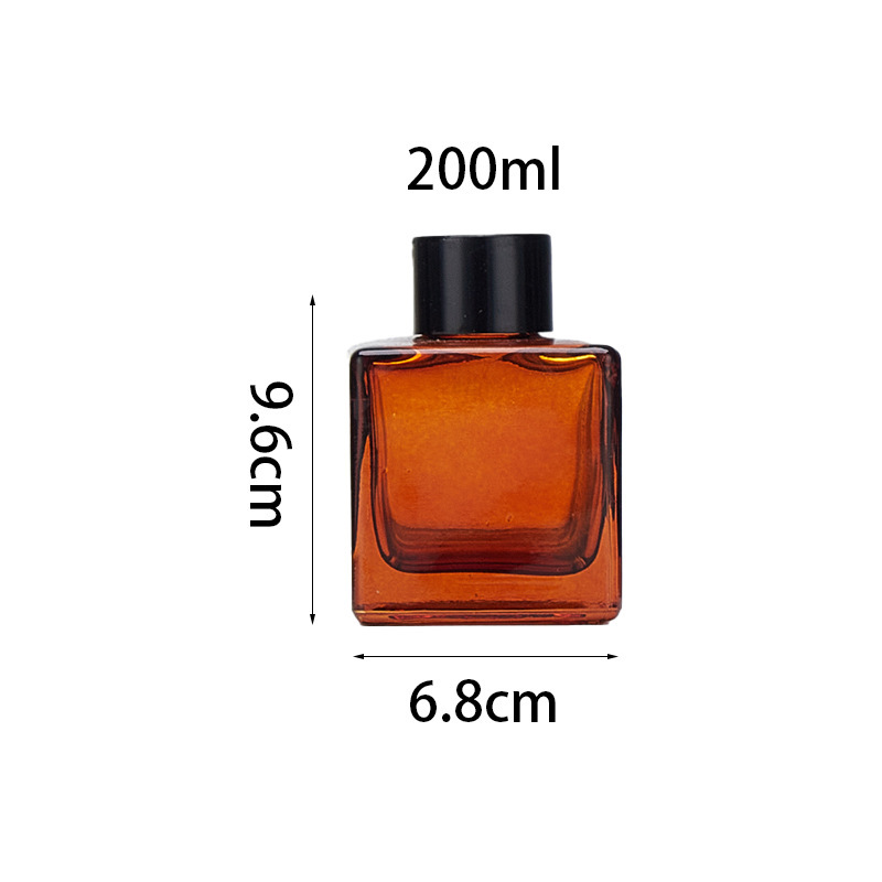 캡이 없는 200ml 정사각형 갈색 28개 치아; 모두 사용자 정의 가능