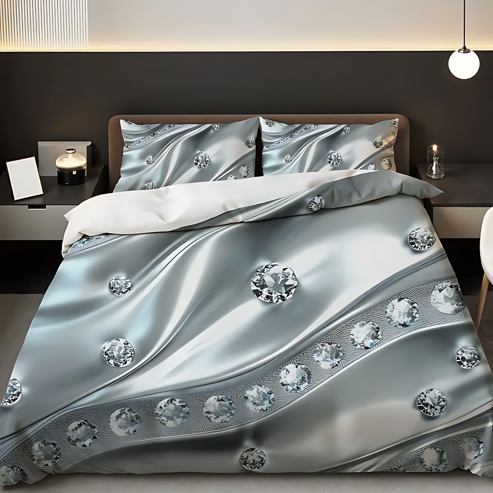 TEMU / JIT Transfrontier Soft Cover Kit Brilliant Diamond HD Digital Printed Bed