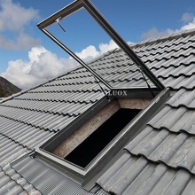 加厚铝合金斜屋顶天窗平顶房阳光房阁楼天窗盖地下室采光井老虎窗