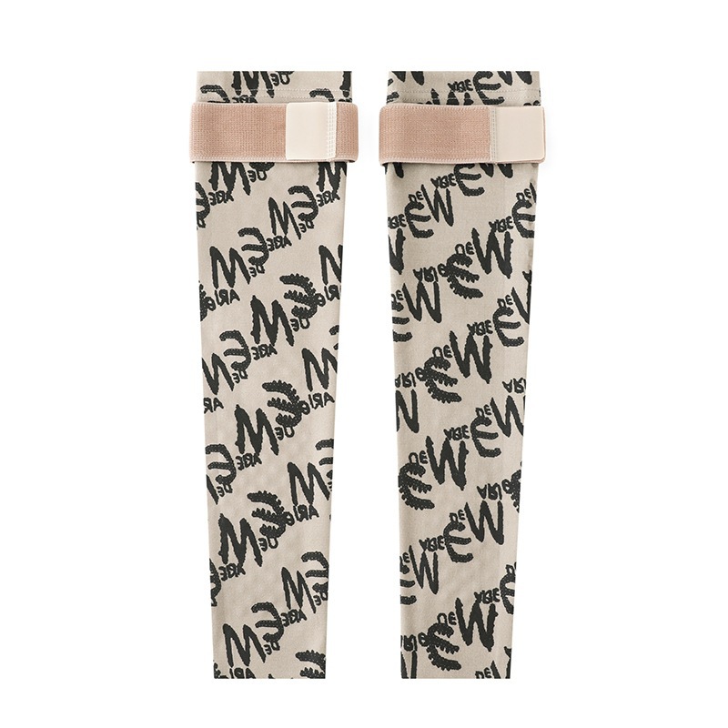 Velvet impresión correa de protector de piernas rodillas anti-deslizante articulaciones de piernas anti-frio para hombres y mujeres mayores calentamiento anti-frio más calcetines image 14