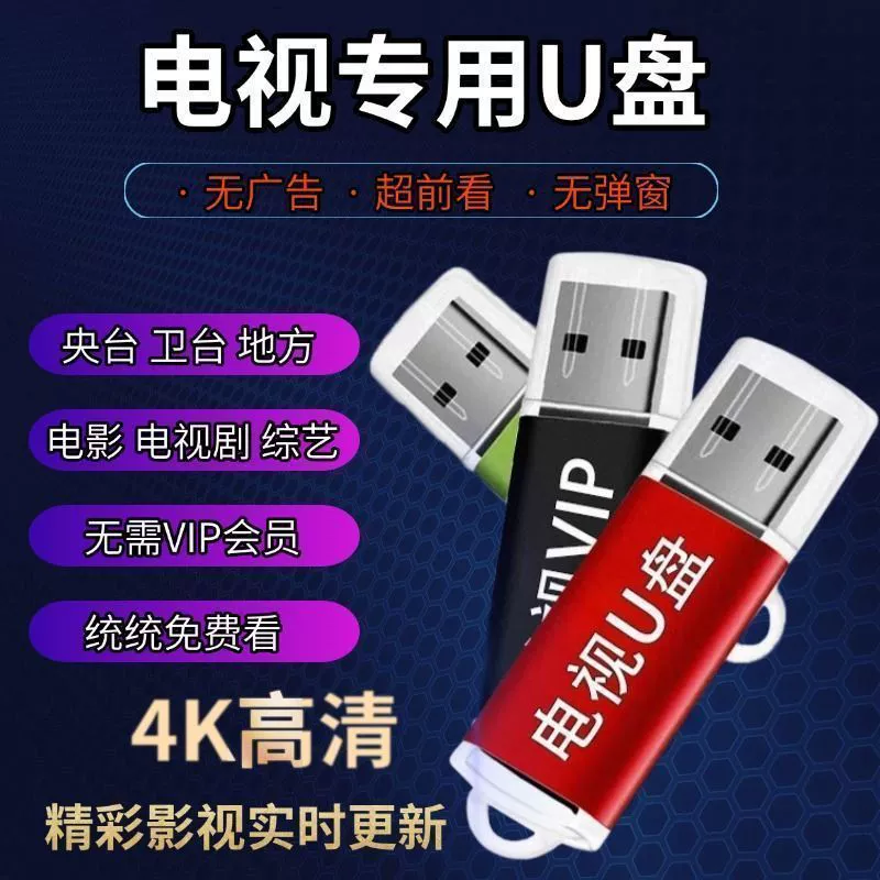 USB флеш-накопитель, универсальный для смарт-ТВ, планшета, проектора