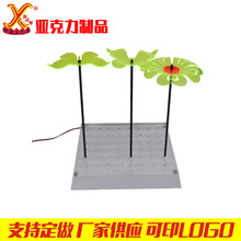 供应亚克力工艺品花卉蝴蝶鲜花状有机玻璃制品亚克力LED工艺品