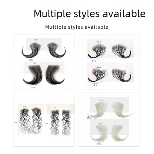 Real Hair Full Frontal Baby Hair Wavy Frontal Hairpiece, Adjustable No-Trace Invisible Frontal Wig