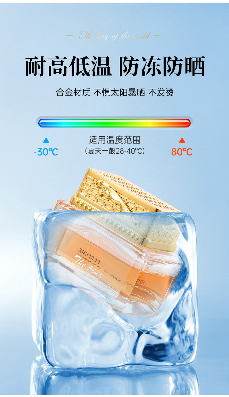 Gardenia Car Aromatherapy Women's Perfume Long-Lasting Light Fragrance Douyin Internet Celebrity Hot Style Fresh and Natural Cross-Border Wholesale