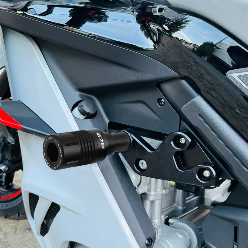 Suitable for CFMOTO 675SR 675NK modification parts: anti-fall ball, body protection bar, anti-fall stick, anti-fall rubber accessories