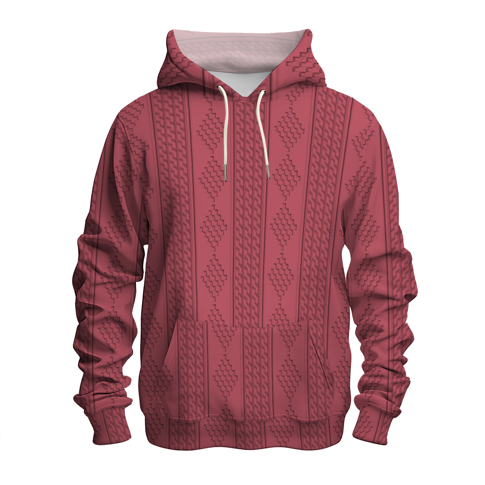 Suéter de color sólido de estilo minimal neutro, vitalidad juvenil, estilo universitario, suéter con capucha con cordón casual MC11