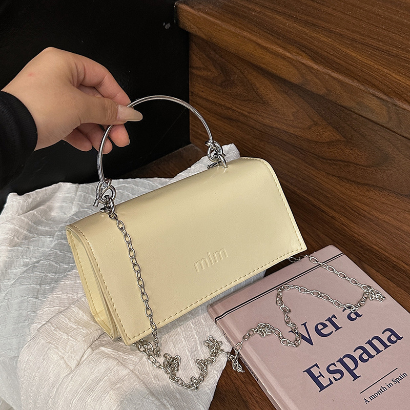 Cadenas de alta sensación mini bolso cuadrado para mujeres 2025 nuevo bolso de mano comercio exterior transfronterizo bolso de hombro